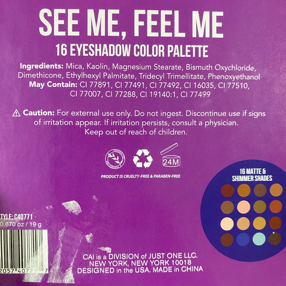 Eyeshadow Palette The Who See Me Feel Me NWOT - Picture 5 of 5